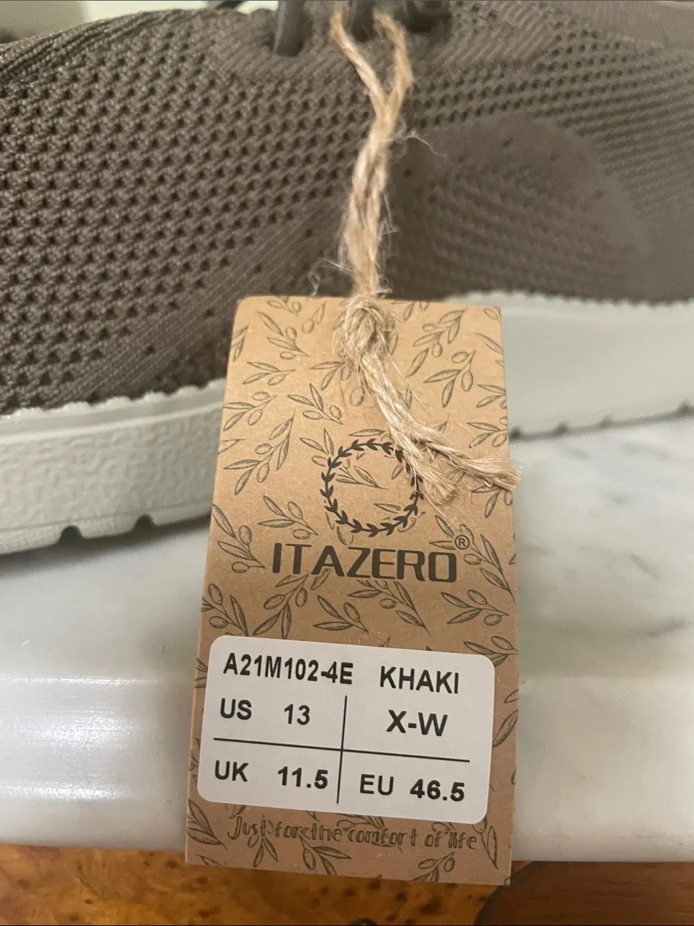 NEW ITAZERO Men's Shoe - Size US 13 Extra Wide